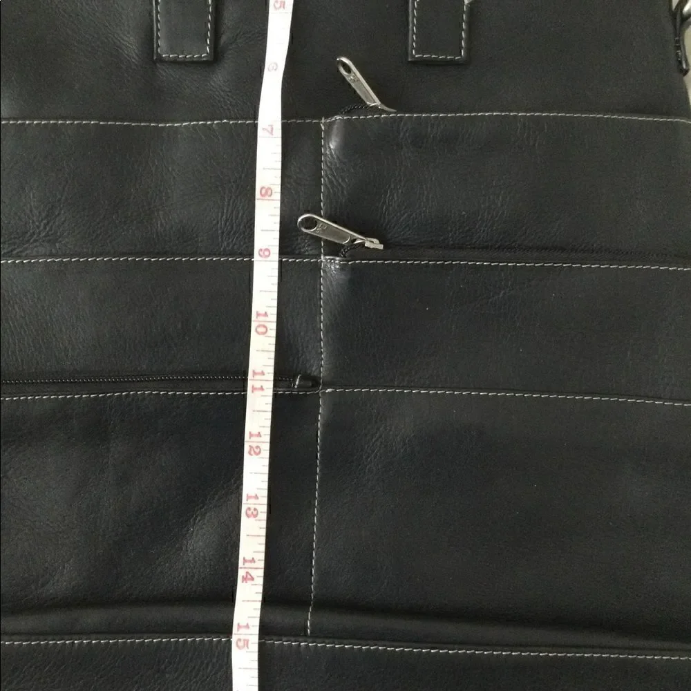 Latico Black leather tote bag